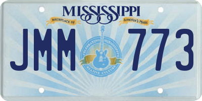 MS license plate JMM773
