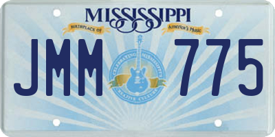 MS license plate JMM775