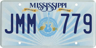 MS license plate JMM779