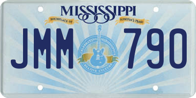 MS license plate JMM790