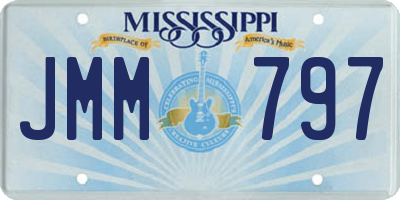 MS license plate JMM797