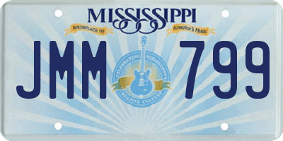MS license plate JMM799