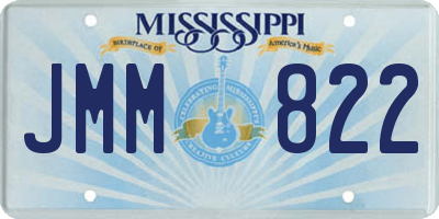MS license plate JMM822