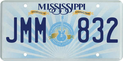 MS license plate JMM832