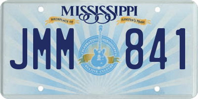 MS license plate JMM841