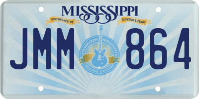 MS license plate JMM864