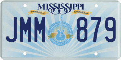 MS license plate JMM879
