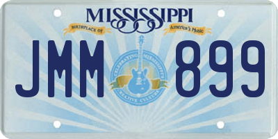 MS license plate JMM899