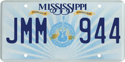 MS license plate JMM944