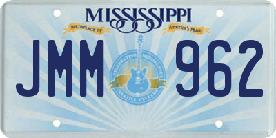 MS license plate JMM962