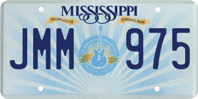 MS license plate JMM975