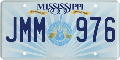MS license plate JMM976