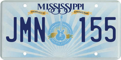 MS license plate JMN155