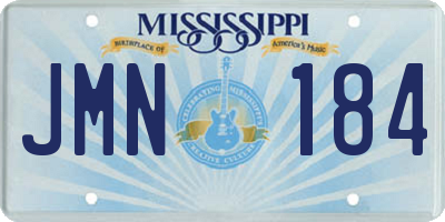MS license plate JMN184
