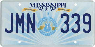 MS license plate JMN339