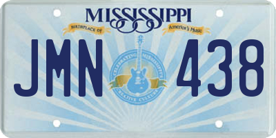 MS license plate JMN438