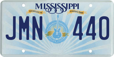 MS license plate JMN440