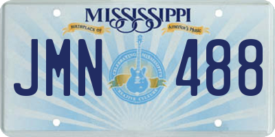 MS license plate JMN488