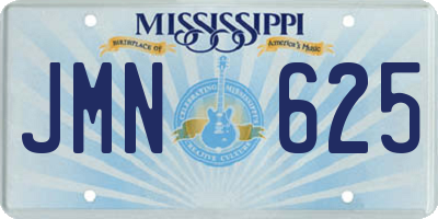 MS license plate JMN625