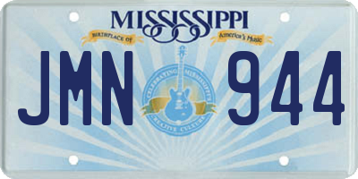 MS license plate JMN944