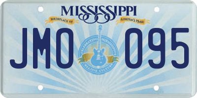 MS license plate JMO095