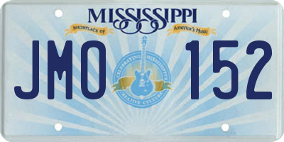 MS license plate JMO152