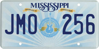 MS license plate JMO256