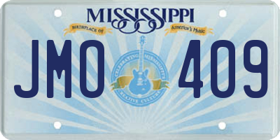 MS license plate JMO409
