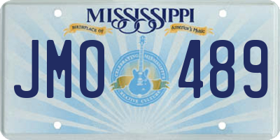 MS license plate JMO489