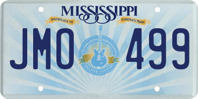 MS license plate JMO499