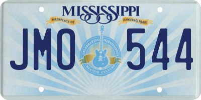 MS license plate JMO544