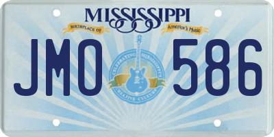 MS license plate JMO586