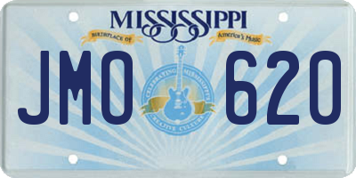 MS license plate JMO620