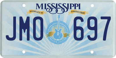 MS license plate JMO697