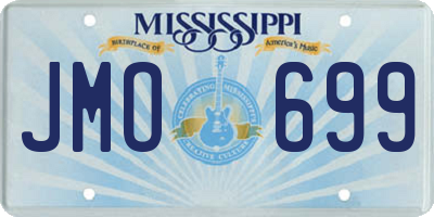MS license plate JMO699