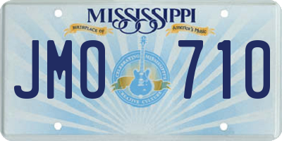 MS license plate JMO710