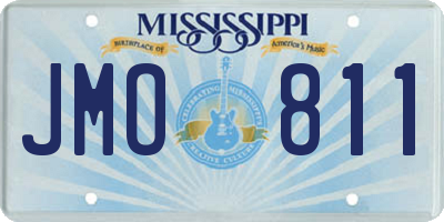 MS license plate JMO811