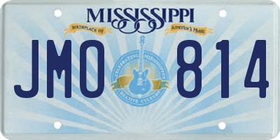 MS license plate JMO814