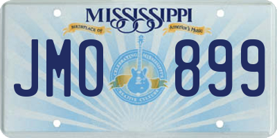 MS license plate JMO899