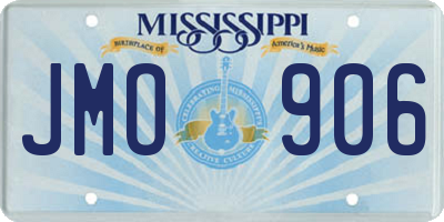MS license plate JMO906