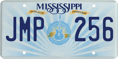 MS license plate JMP256