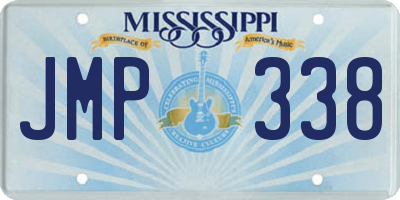 MS license plate JMP338