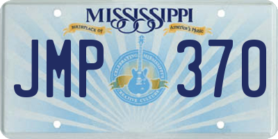 MS license plate JMP370