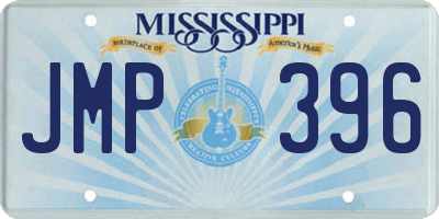 MS license plate JMP396