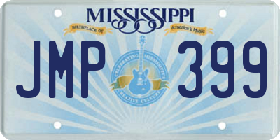 MS license plate JMP399