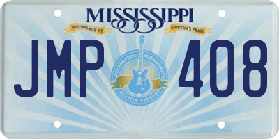 MS license plate JMP408