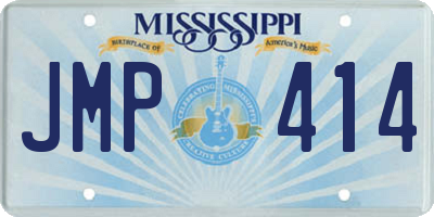 MS license plate JMP414
