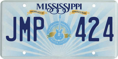MS license plate JMP424