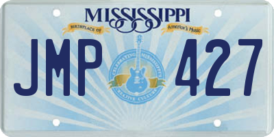 MS license plate JMP427