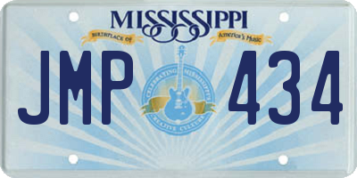MS license plate JMP434